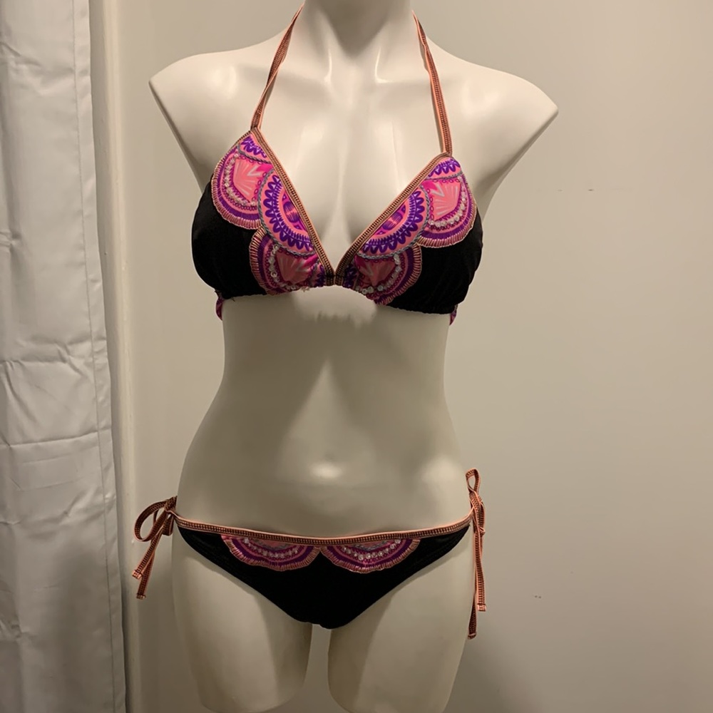 - Aguamiel Mega Push-Up Full Coverage String Biki… - image 1